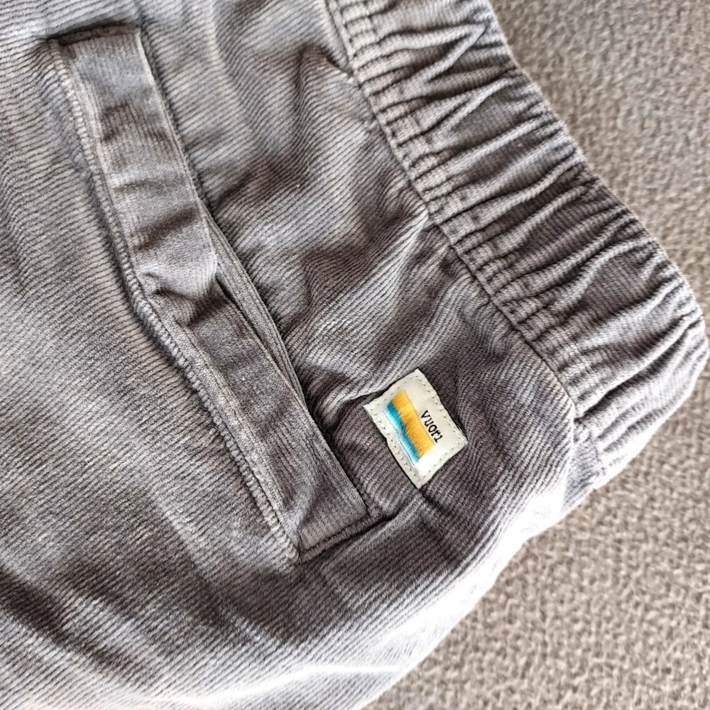 Vuori Optimist Corduroy Short Mens Size Small Gray 8" Athletic Stretch V385 - Picture 6 of 13
